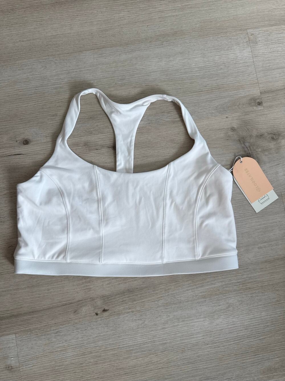 NWT Blogilates Princess Bra in Sugar Swizzle White Athletic Size 3X